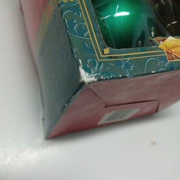 Vintage 90s Matrix Industries Santa Elf Bauble Decoupage Christmas Ornament NEW - Picture 6 of 7